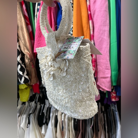 Made In India Beaded Handbag - Picture 4 of 7